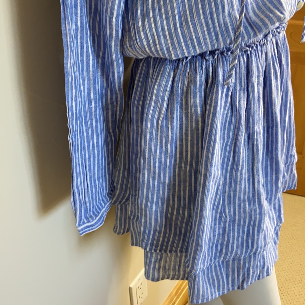 Rails Jasmine striped dress elastic waist size xs - Picture 6 of 11